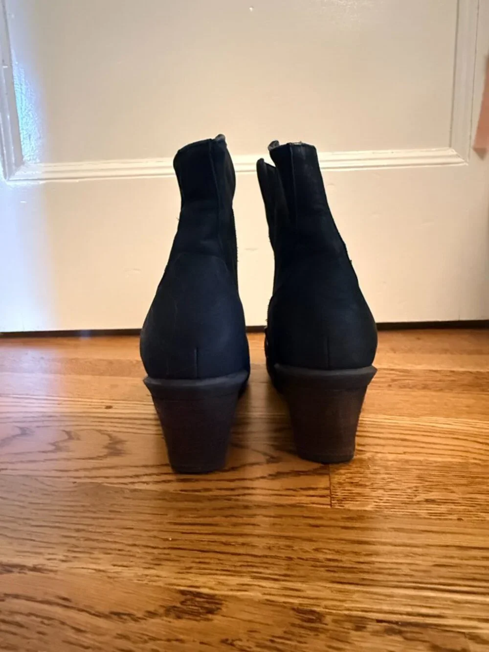John Fluevog black suede